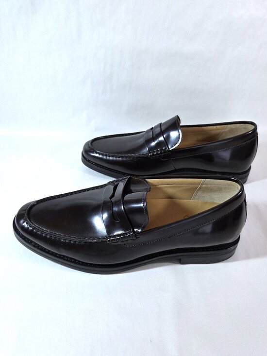 NWT Sperry Gold Exeter Burgundy Penny Loafers Size 11